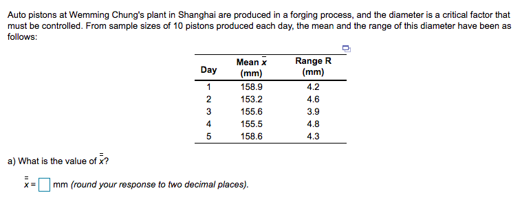 a) What is the value of x? b) What is the value