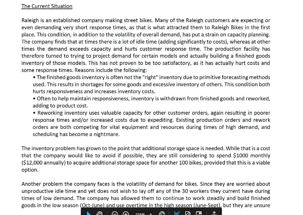 The Current Situation Raleigh is an established