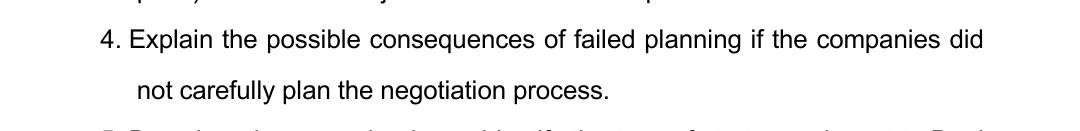 Subject: Negotiation Skills Question text: