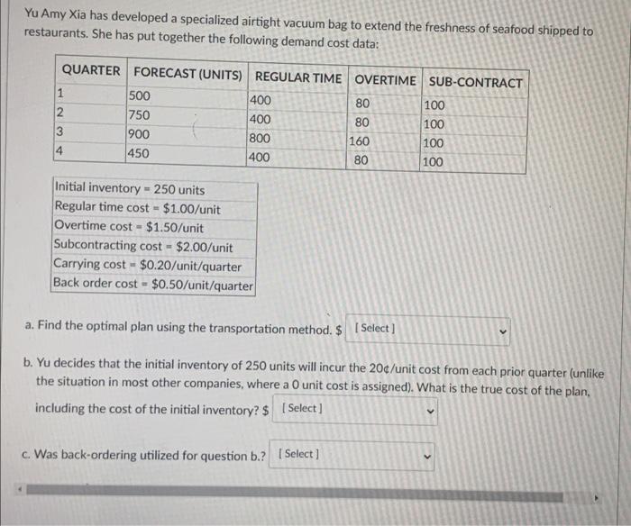 Yu Amy Xia has developed a specialized airtight