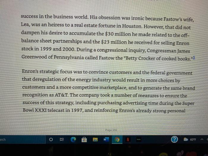 the case Q1 identify one of the issues set forth