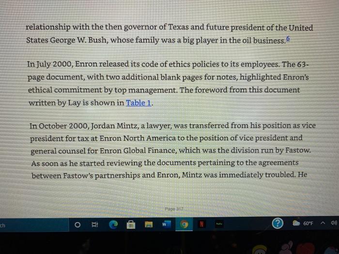 the case Q1 identify one of the issues set forth