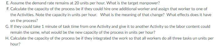 1. (15 Points) Consider a process consisting of