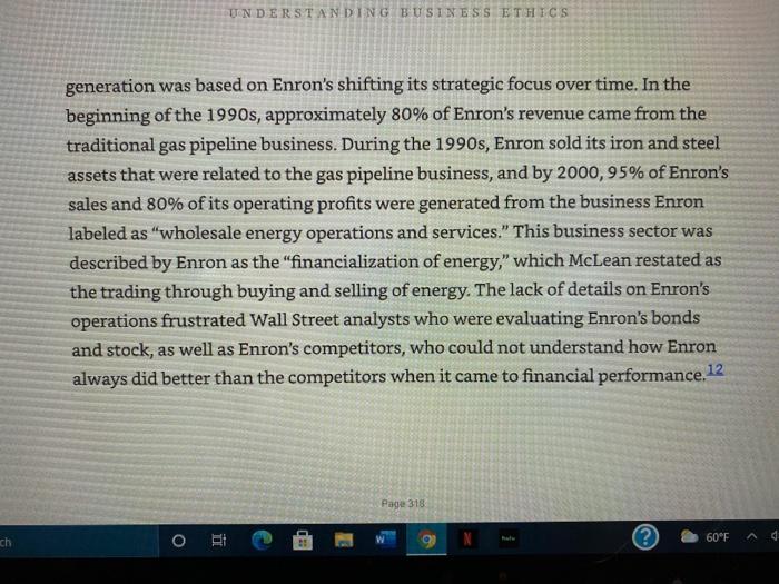 the case Q1 identify one of the issues set forth