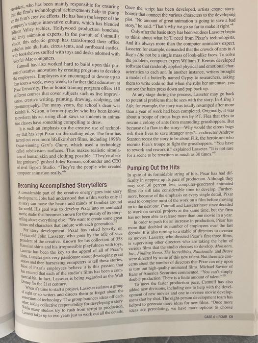 Onec each case is read, a one page, summary