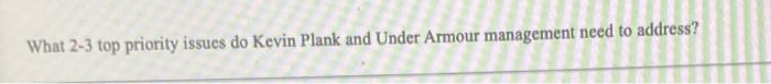200 words count What 2-3 top priority issues do