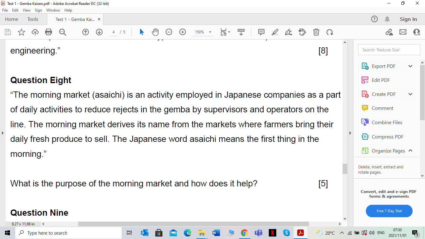 - Test 1 - Gemba Kaizen.pdf - Adobe Acrobat