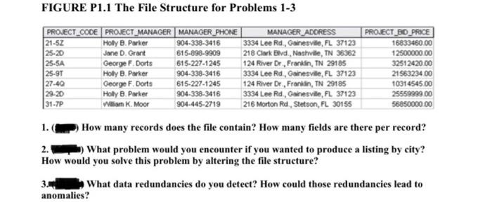 FIGURE P1.1 The File Structure for Problems 1-3