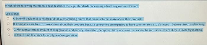 pls help Which of the following statements best