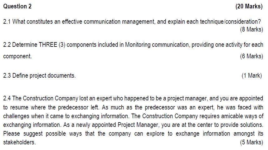 2.1 What constitutes an effective communication