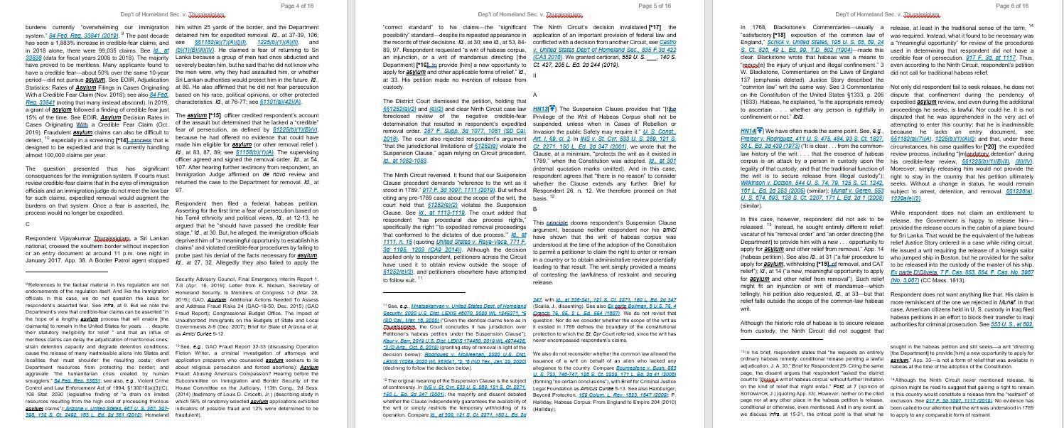 Review lecture, Art of Case Briefing, and read