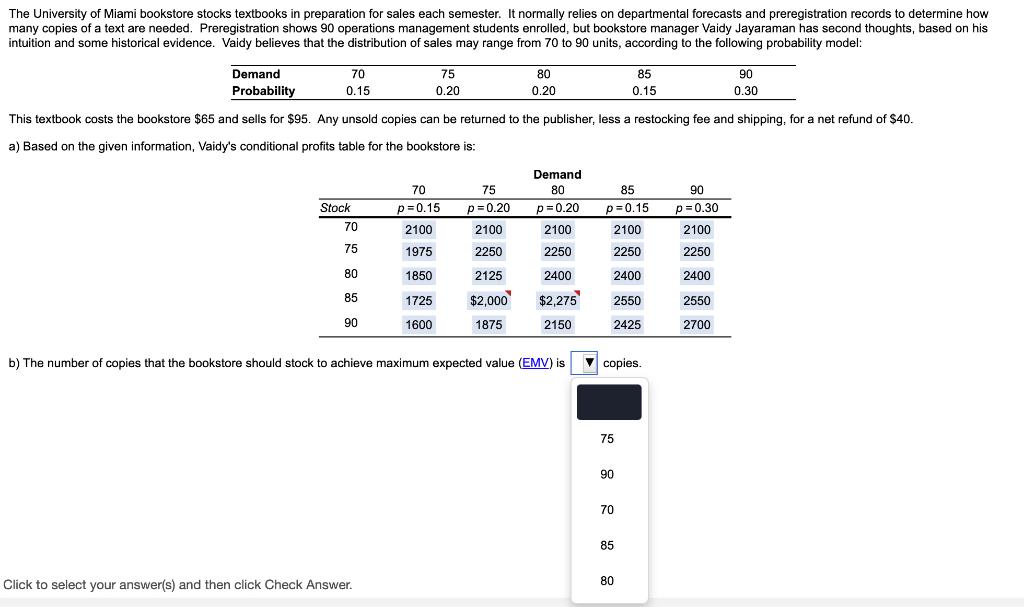 The University of Miami bookstore stocks