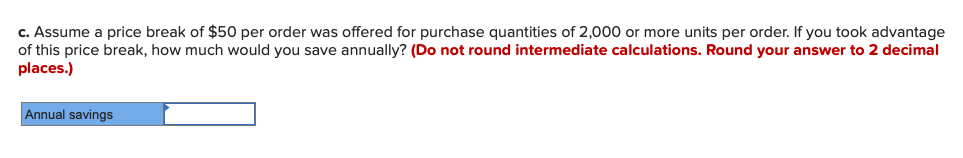 Given the following information, formulate an