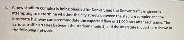 2. A new stadium complex is being planned for