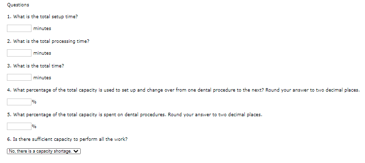 Yes there is a capacity shortage A typical