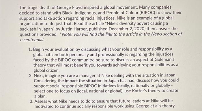 answer fast please The tragic death of George