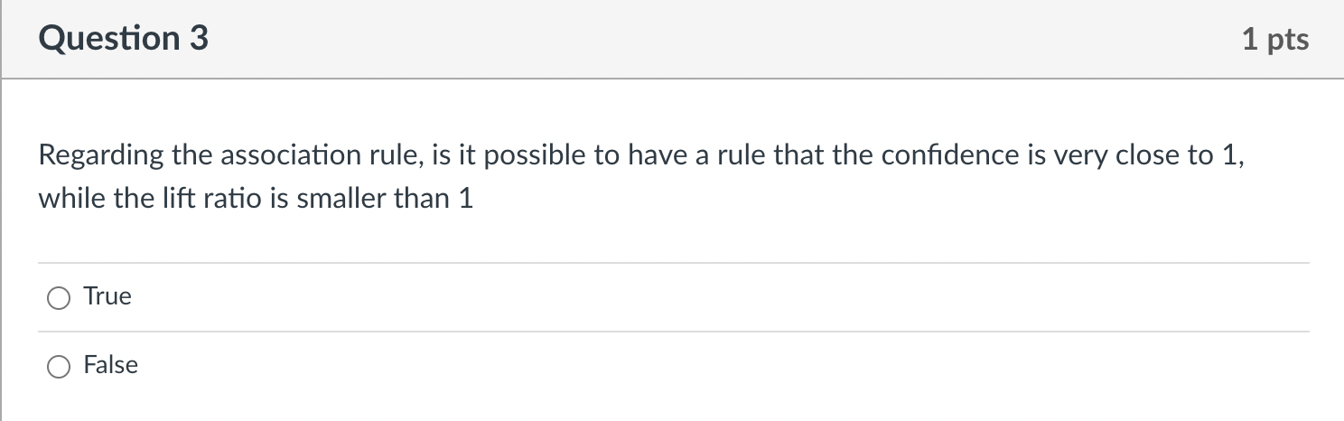 Regarding the association rule, is it possible to