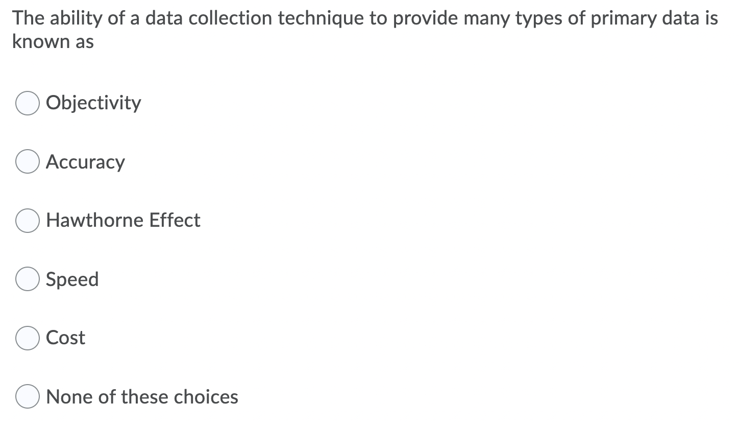 Which of the following items is associated with