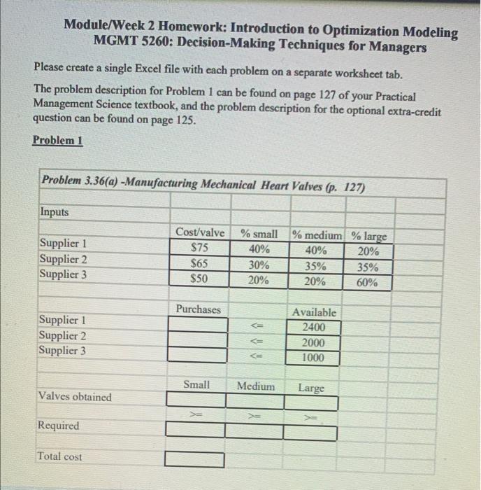 Need Help Module/Week 2 Homework: Introduction to