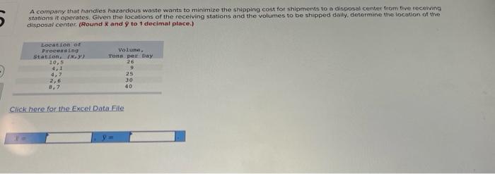 help!!! A company that handles hazardous waste