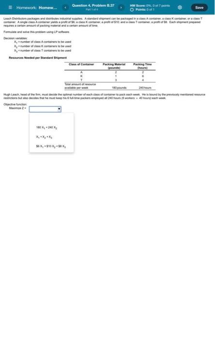 Homework Homew... Question 6. Problem C. HW SON