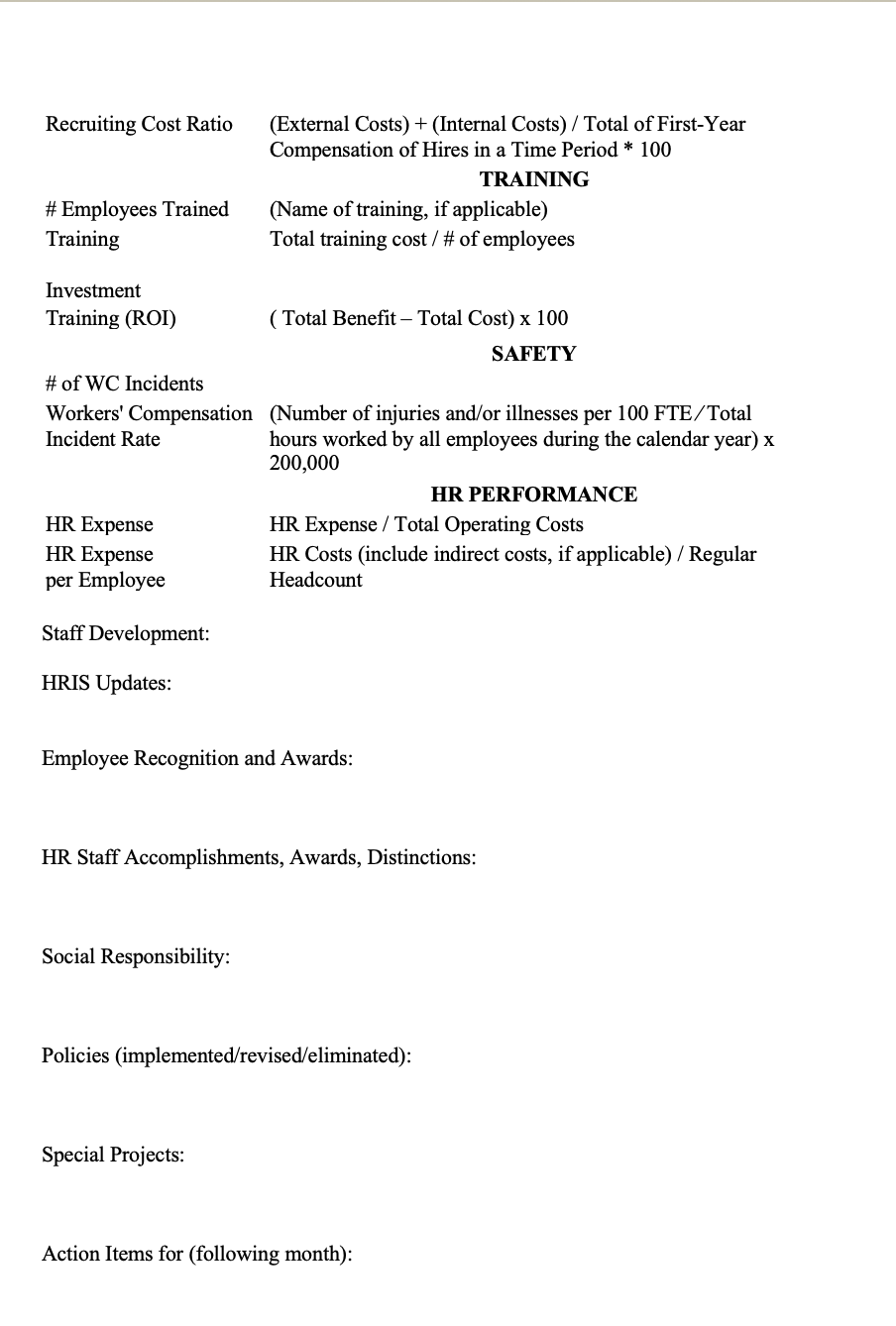 Mapping Metrics to Organizational Goals