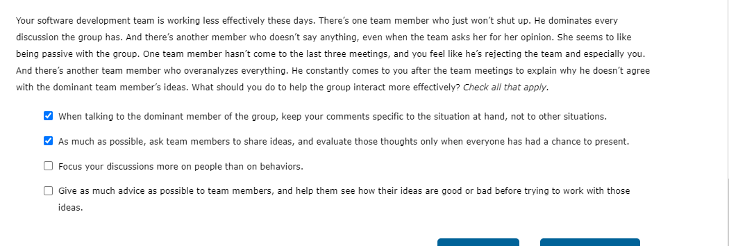 Match each step in the team decision-making