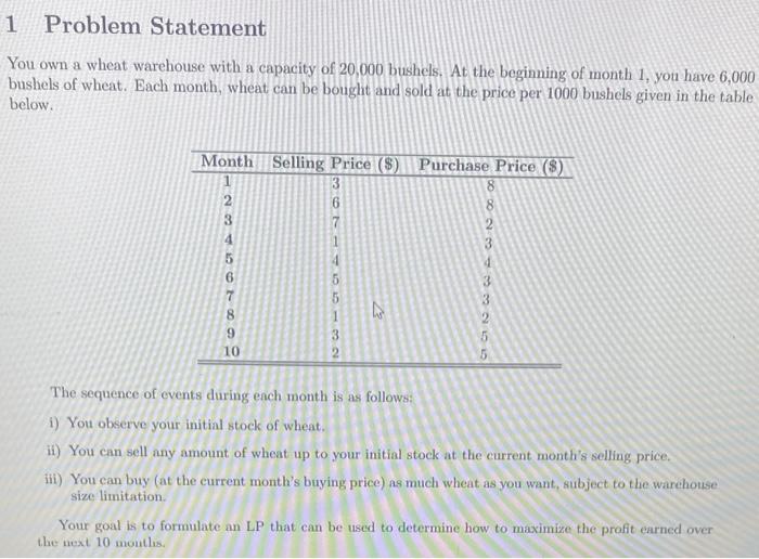 can you please solve this linear program on