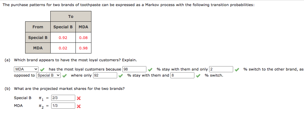 Please help with Part B The purchase patterns for