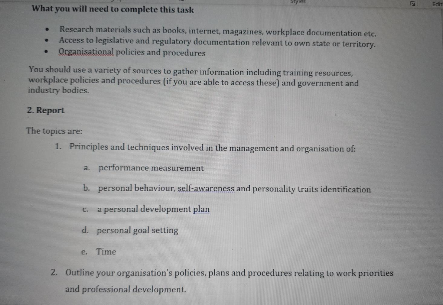 can you give me some ideas how to do this Styles