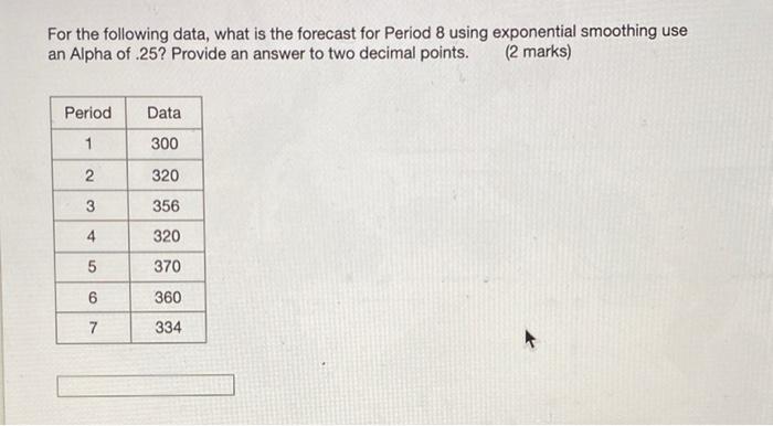 how would u solve this? For the following data,