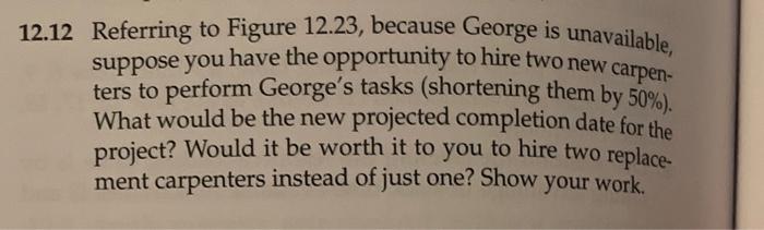 please answer problem 12.12 2.12 Referring to