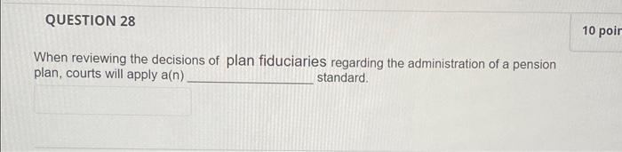 QUESTION 18 Under the Social Security definition