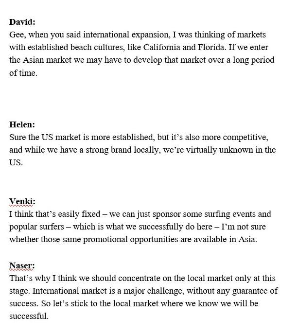 if they were to expand internationally, should