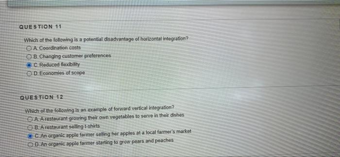 QUESTIONS 9 points Consider a situation where two