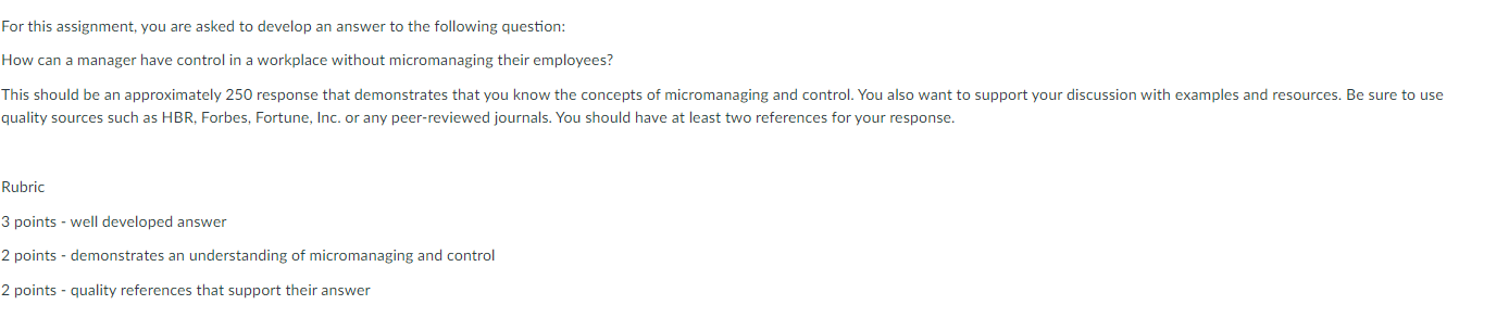 For this assignment, you are asked to develop an