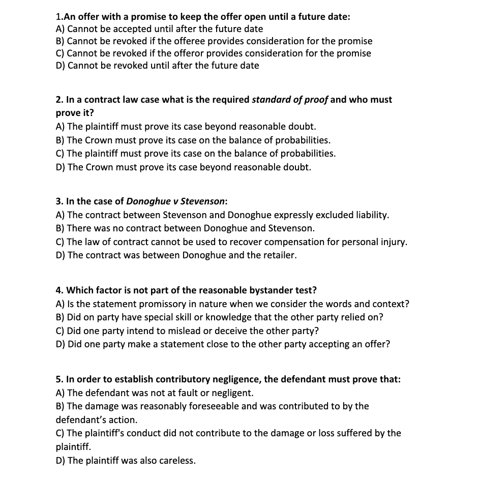 MATCHING: Insert your short answers next to the