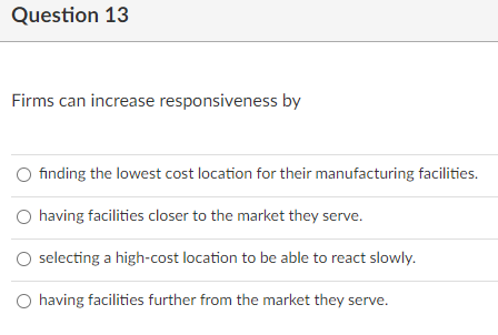 Question 12 Customers and retailers interact