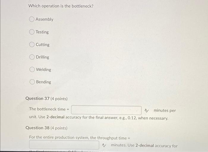 Supplement 7] Capacity and Bottleneck Analysis A