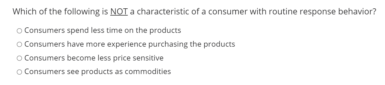 Which of the following is NOT a characteristic of