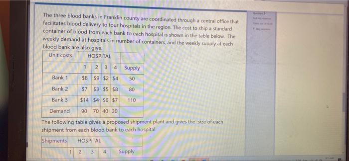 The three blood banks in Franklin county are