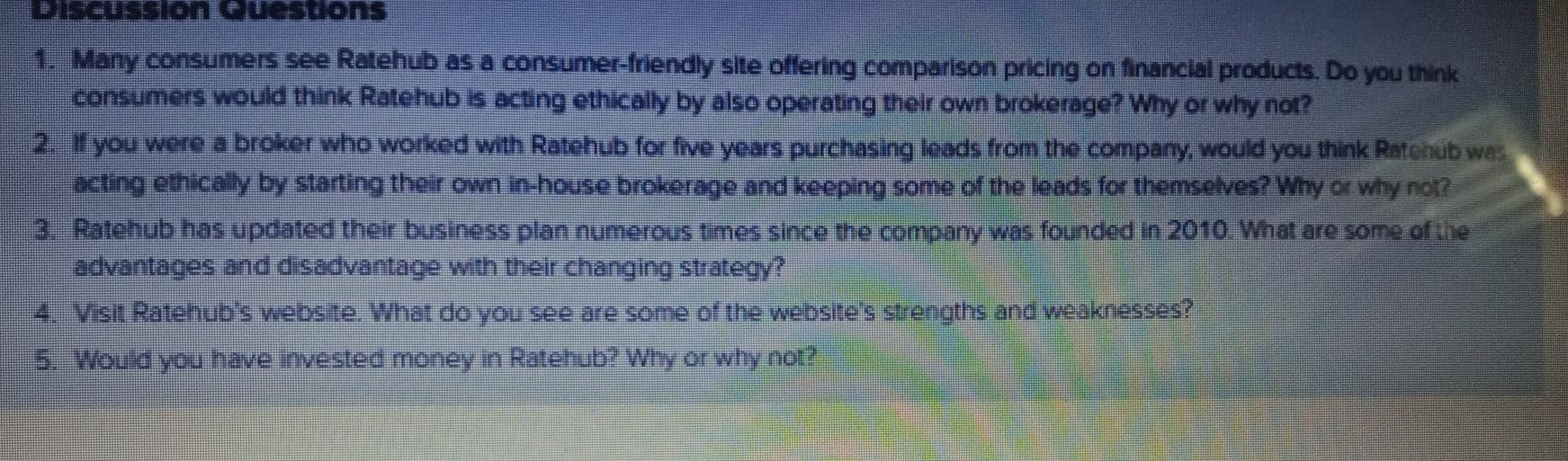 plz ans these questions. DISESSIon euesuons 1.