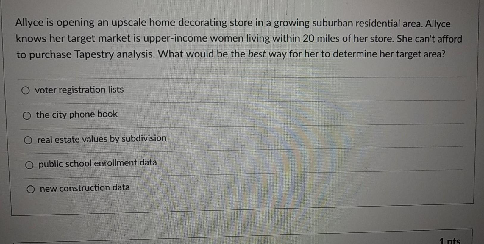 Allyce is opening an upscale home decorating