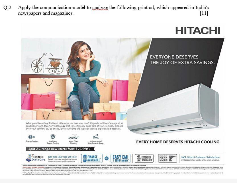 Apply the communication model to analyze the