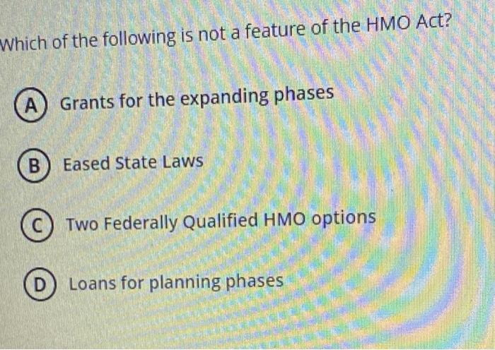 Which of the following is not a feature of the