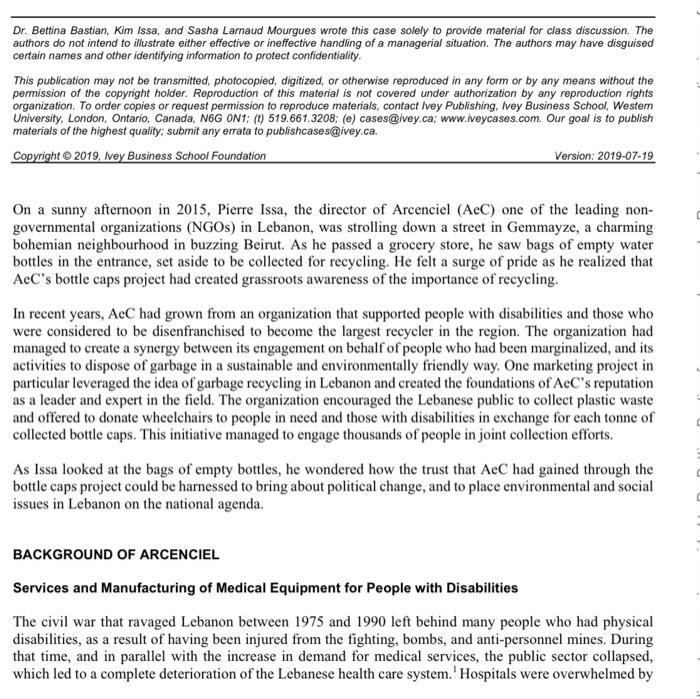 1)Discuss roles and NGO's and social innovation