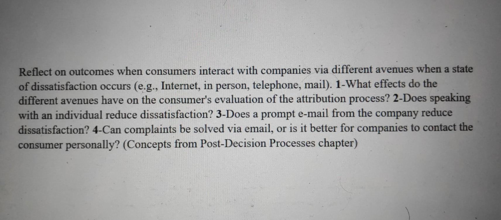 Plz answer the questions Reflect on outcomes when