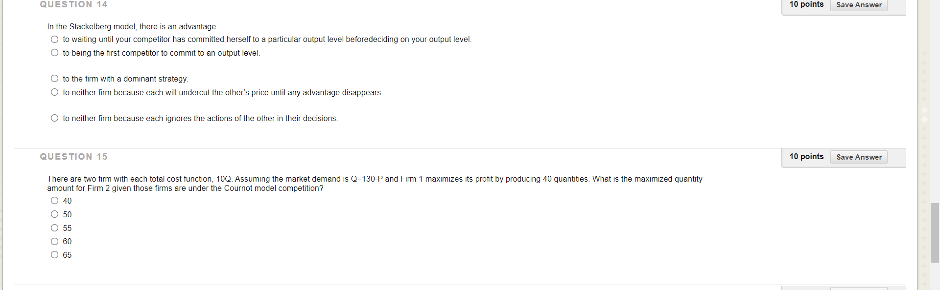 QUESTION 14 10 points Save Answer In the