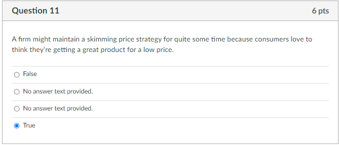 Question 11 6 pts A firm might maintain a