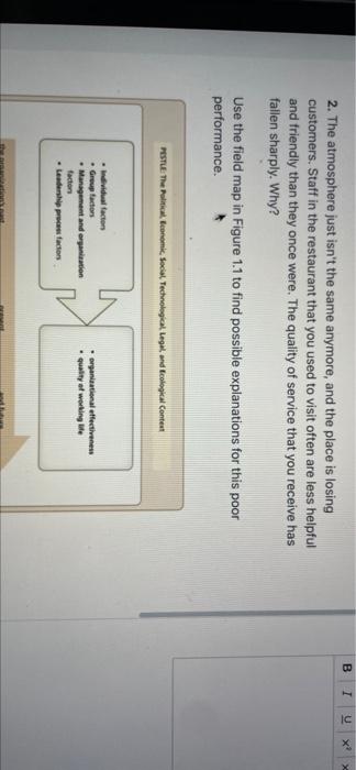 B B T IC X X 2. The atmosphere just isn't the